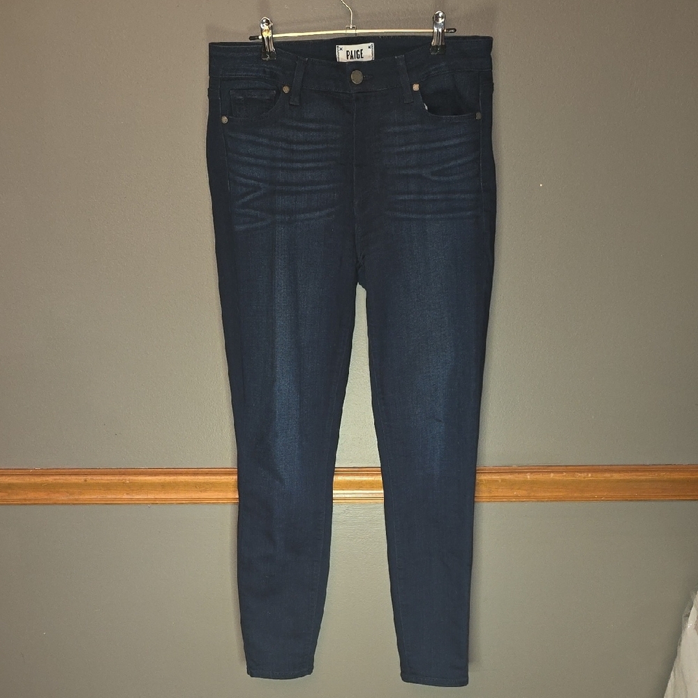 PAIGE Dark Indigo Women's Skinny Jeans
